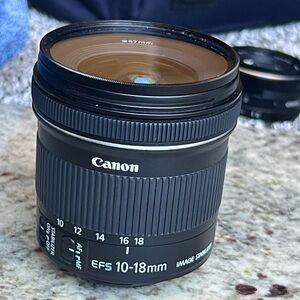 Originally $349 /Canon EF-S 10-18mm Lens - Like new